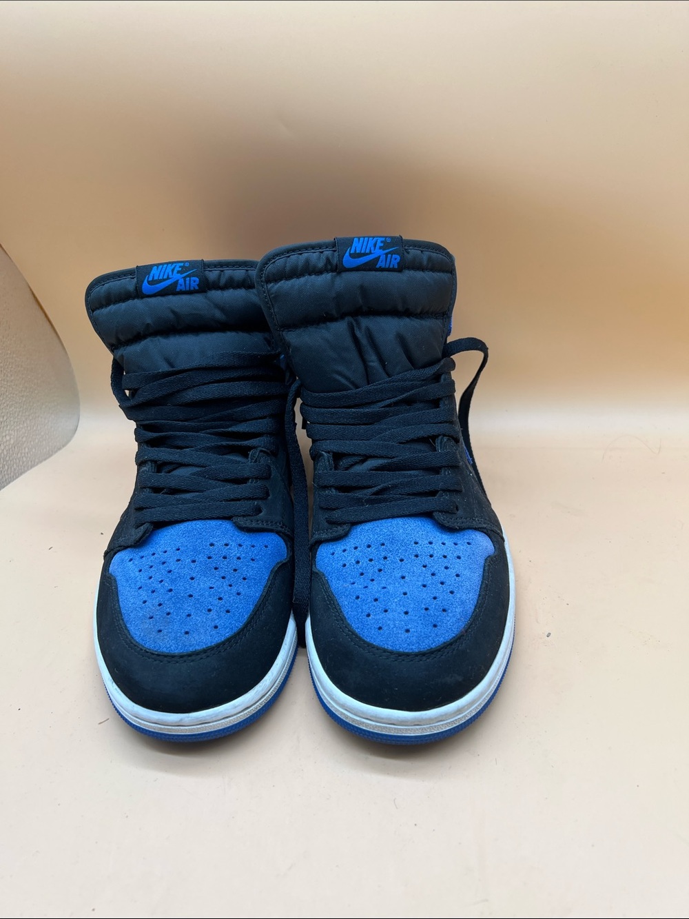 Nike air Jordan 1 Retro high OG size 11 Black/Royal Blue-white